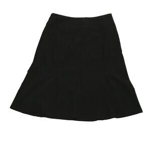 NY Collection Black Godet Skirt  size 6